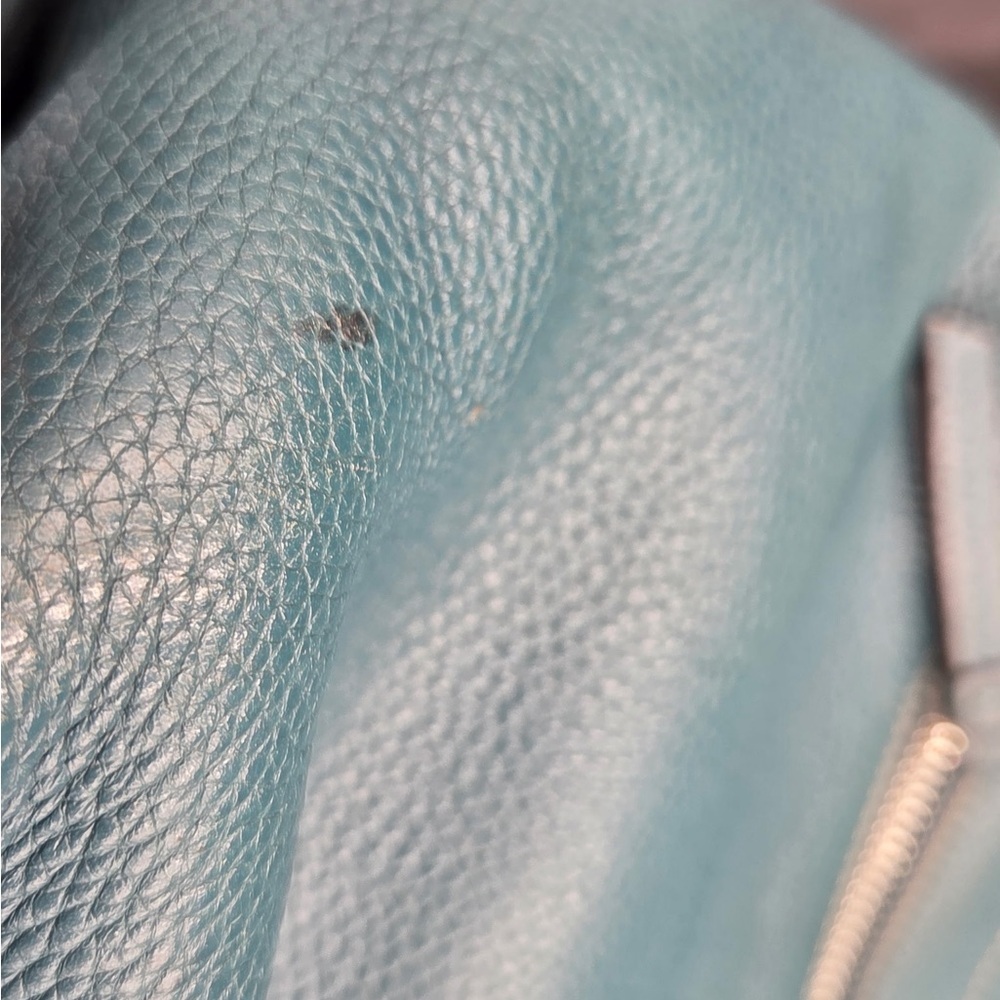 COACH Teal Leather Shoulder Bag - Picture 12 of 15